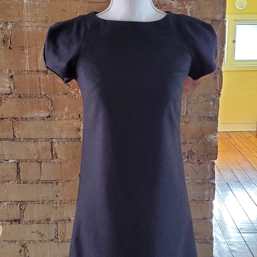 Banana Republic Charcoal Gray Dress Sz 0 Stretch